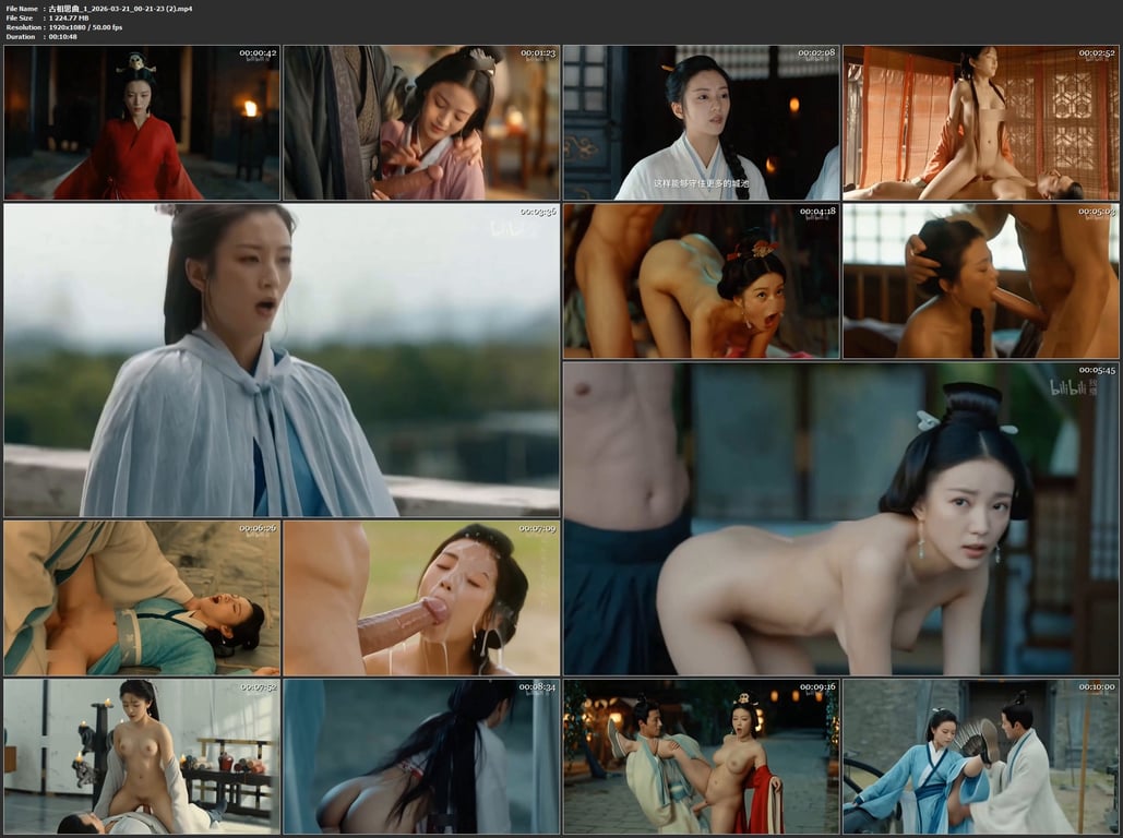 【AI脱衣】魔改电视剧《古相思曲》陆鸢（张雅钦饰）在烛影摇红的凤榻上，被沈不言粗 配图14