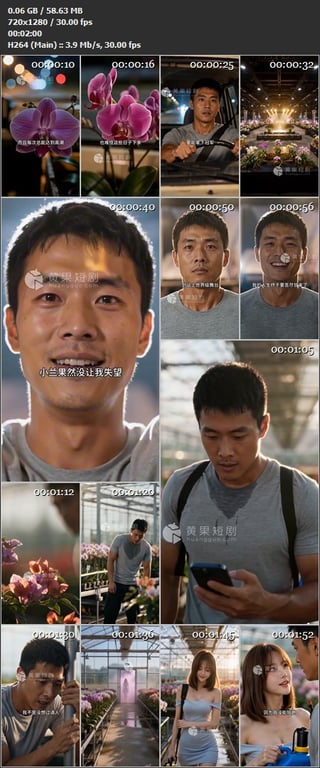 【AI短剧】《花田里犯错》EP1-10集，一夜之间，花圃里的名贵花卉化形突然变成 配图15
