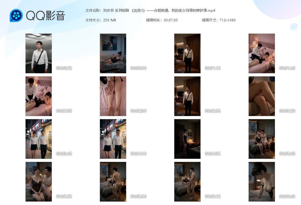 【AI短剧换脸】《出差》03刘亦菲合租艳遇，我的美女同事按摩轶事！ 配图6