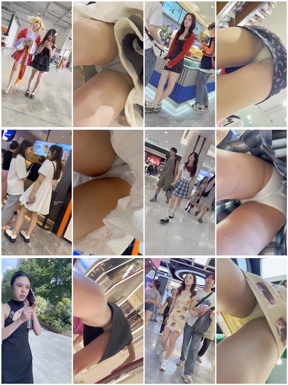 精品推荐街拍抄底大神『KFC』202512合集第2部分-14V 全是青春靓妹好看 配图3