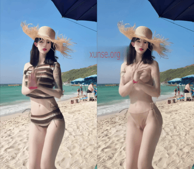 【AI脱衣】网红美女脱衣系列妮老师长腿劲舞愃氺 配图3
