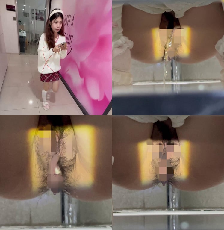 三月最新流出 厕拍大神手持闯拍商场女厕打灯偷拍手机对焦美女尿尿清晰展示鲍鱼菊花（ 配图18