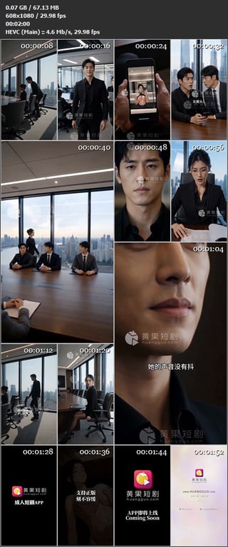 【AI短剧】《女总裁的秘密开关》EP1-10集原版，S与M的危险游戏，新人入职报 配图14