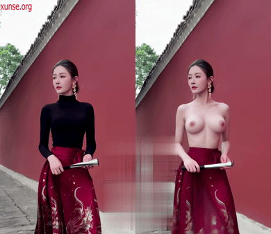 【AI脱衣】敏敏-车模--网红脱衣--车展女神，往那一站这大长腿比豪车还吸睛！氺 配图7