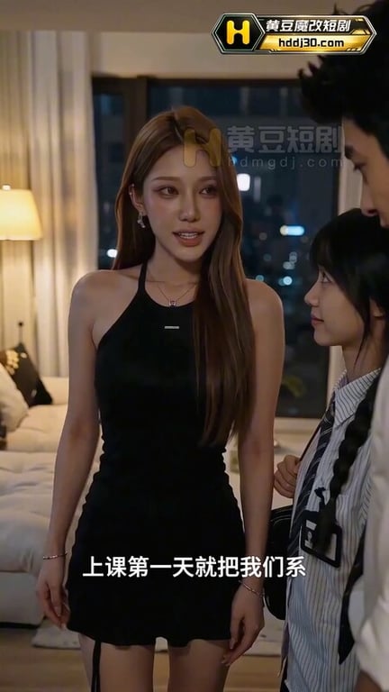 AI短剧《飘飘欲仙富二代征服校园母狗》EP1-5 原版 配图17