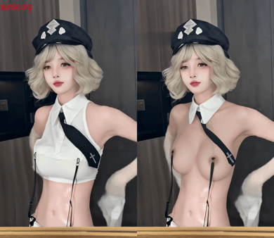 【AI脱衣】网红美女脱衣系列水牛乳啵啵萌系小奶猫氺 配图4