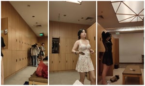 坑爹女主播【少女时代】❤️换新设备潜入洗浴会所更衣室近身偷拍气质眼镜御姐绝美身材脱了内衣好大的胸 - 老宋论坛-老宋论坛