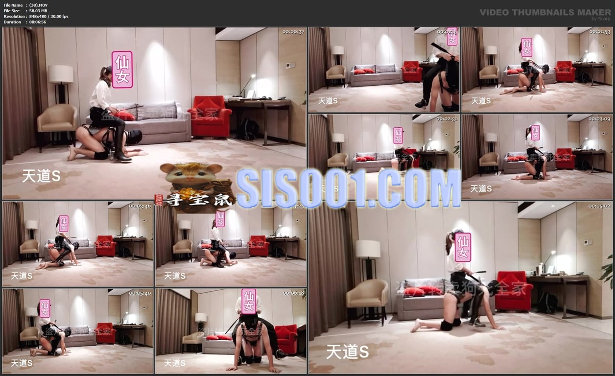 ㊙【SM调教】【天道夫妻】女王调教双男排队接受调教拉屎给男M吃束缚捆绑⑦6V 配图10