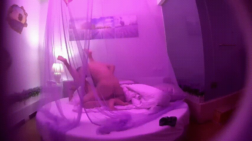 酒店激情偷拍：暖帐内奶大臀圆毛逼浓密极品美少妇与寸头猛男干柴烈火狂操内射，事后急 配图10