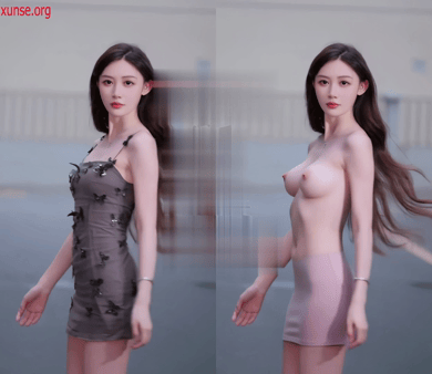 【AI脱衣】敏敏-车模--网红脱衣--车展女神，往那一站这大长腿比豪车还吸睛！氺 配图6