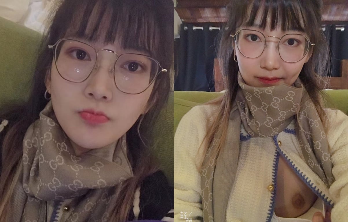 【顶级禁忌泄密】反差眼镜骚女友高潮失控狂喊“爸爸射逼里”！单男无套爆肏露脸肛交， 配图2