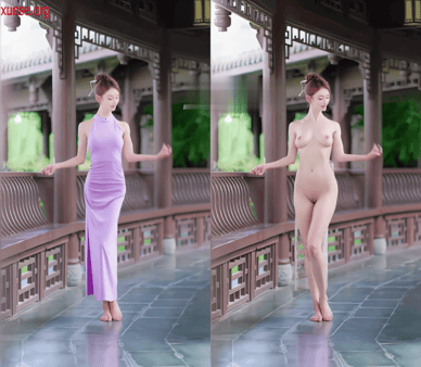 【AI脱衣】网红美女脱衣系列维妮儿Dance（第二弹）专业裸舞愃氺 配图3