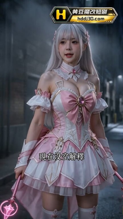 AI短剧《契约魔法少女就能不断变强》EP1-3 原版 配图3