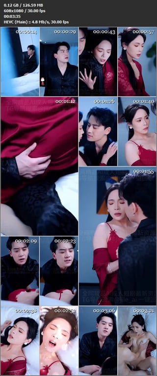 【AI短剧】《双女深喉》EP1-8集，以为是过敏其实欲火焚烧，反差仙人跳的叫床服 配图12