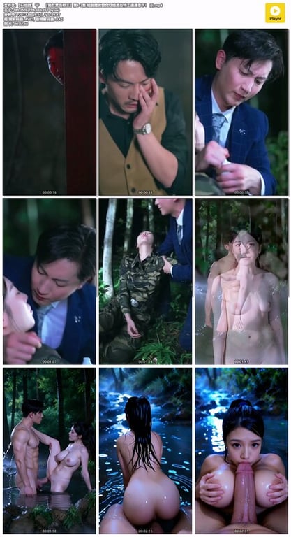 【AI短剧】『我在荒岛称王』第1-2集 短剧魔改窈窕空姐美女特工通通拿下！ 配图45