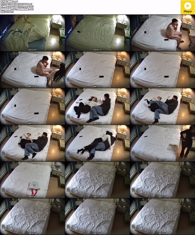 3-29 公寓酒店 眼睛骚男带御姐女友开房 下午场4小时 终于忍不住插入 离开时 配图8