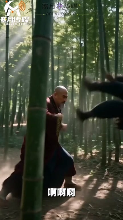 【AI短剧】『重生之我是少林大神棍』第1-3集 被女友戴绿帽 意外身亡重生为现实 配图39