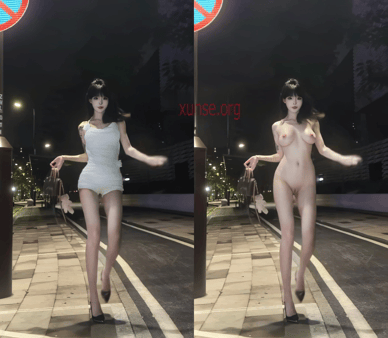 【AI脱衣】网红美女脱衣系列妮老师长腿劲舞愃氺 配图2