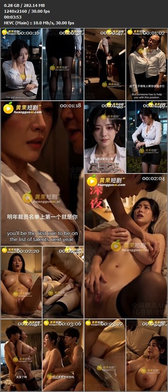【AI短剧】《被潜规则的女孩》EP1-5集，有男朋友又怎么样，照样被老板迷药套路 配图13