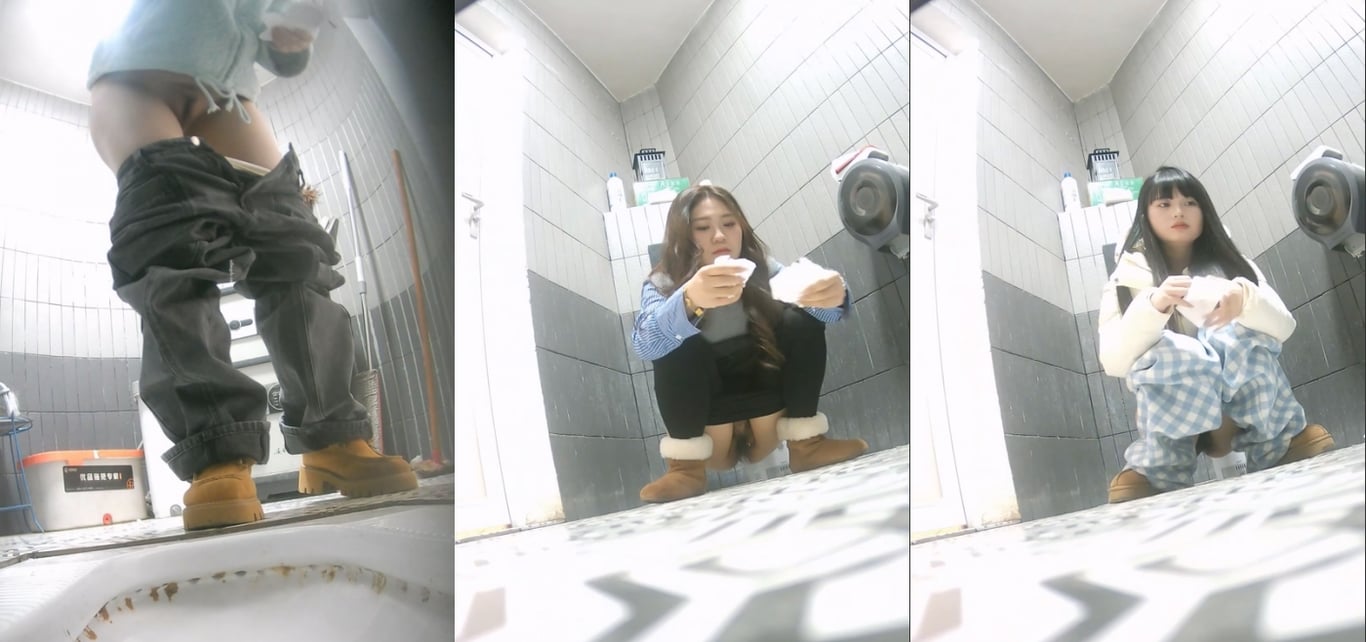 精品厕拍⑴，办公楼女卫生间2K高清偷拍数位小姐姐方便，脸穴同框愃 配图5