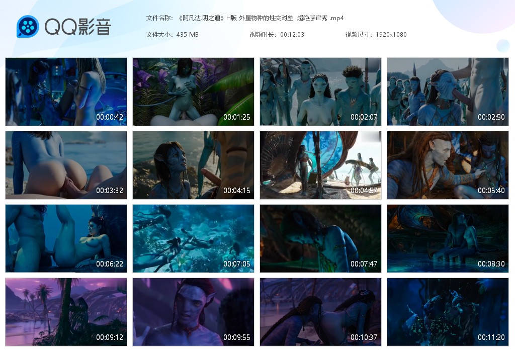 【AI脱衣】魔改电影《阿凡达.阴之道》H版 外星物种的性交对垒 超绝感官秀！ 配图6