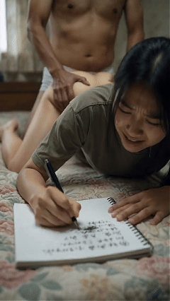 【AI自制小短剧】《放课后：叔叔们说写作业有什么用》用小穴换光棍的食物吃！ 配图1