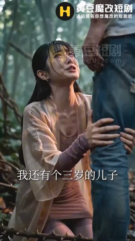 【AI短剧】『荒岛美女劫』第3集 白洁儿奉献肉身主动吸吮肉棒祈求食物！ 配图15