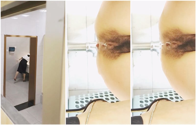 商场女厕全景偷拍几位高颜值美女各种极品美鲍鱼 配图7