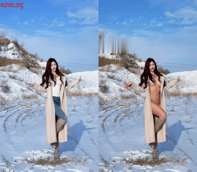 【AI脱衣】网红美女脱衣系列宋佳JIA（第三弹）舞蹈琥珀愃氺 配图3