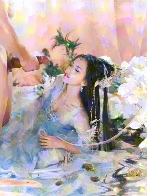 【AI明星脱衣】程潇洛河神女下人间——口交篇（配乐版）！ 配图7