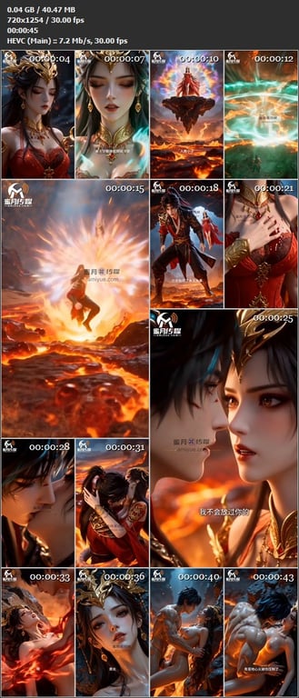 【AI短剧】《斗破苍穹：青莲地心》EP0-6集，一路历尽仇敌与美女纠缠与众女共享 配图10