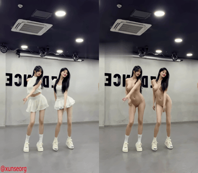 【AI脱衣】网红美女脱衣系列眠羊妹妹（第十二弹）裸舞小美女愃氺 配图4