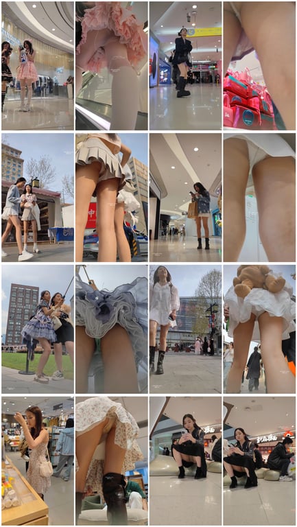 极致诱惑KXCD街拍抄底神级第11季20V合集！专挑年轻高颜值极品小姐姐，视觉福 配图2
