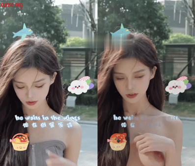 【AI脱衣】网红美女脱衣系列奥特丽虎牙小美女（第四弹）氺 配图8