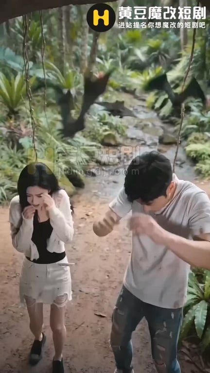 【AI短剧】『荒岛美女劫』第3集 白洁儿奉献肉身主动吸吮肉棒祈求食物！ 配图8