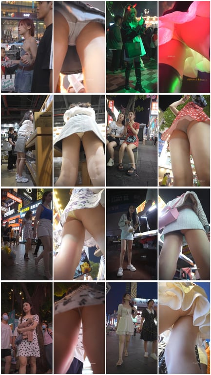 极致诱惑4K画质『BCbananacat』街拍合集第19季20V 骚浪胖妞豹纹半 配图3