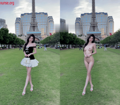 【AI脱衣】网红美女脱衣系列陈思蓓（第二弹）澳门小姐愃氺 配图6