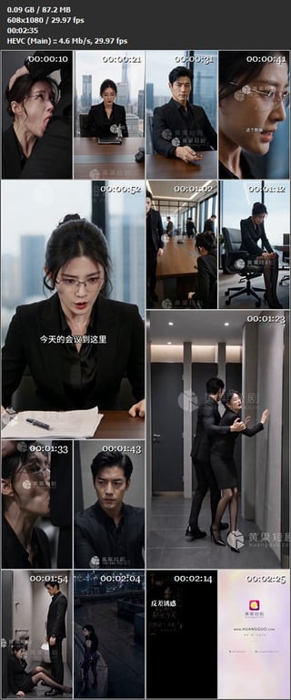 【AI短剧】《女总裁的秘密开关》EP1-10集原版，S与M的危险游戏，新人入职报 配图20