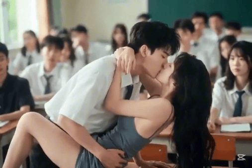 【AI短剧】人妻老师的课后补习美女教师被压在桌上各种干 配图2