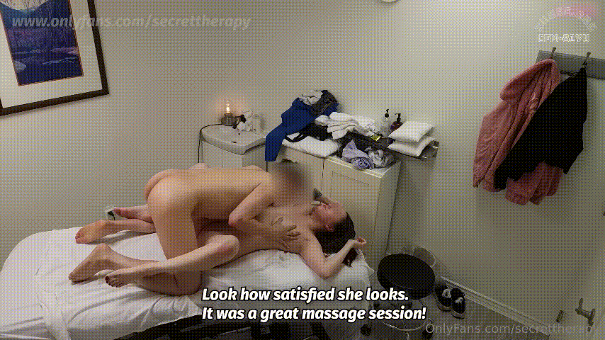 Secret Therapy：丈夫亲送Ashley老婆给按摩师猛操，全程高潮视频 配图5