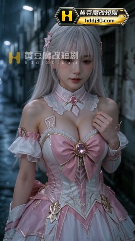 AI短剧《契约魔法少女就能不断变强》EP1-3 原版 配图9