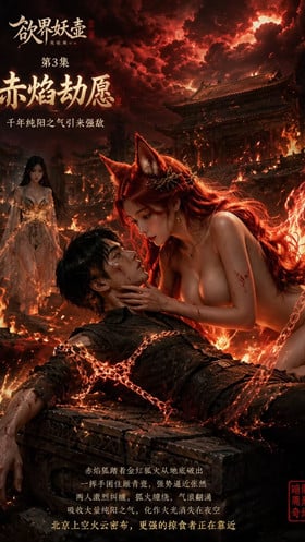 【AI短剧】《欲界妖壶》1-3集女妖妩媚，吸食阳气，阴阳双修！ 配图3