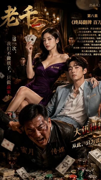 【AI短剧】《老千》又名《老千夜局：牌下全是水声》与《赌局欲望》全1-8集情欲  配图1