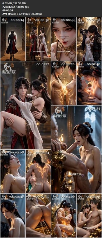 【AI短剧】《斗破苍穹：青莲地心》EP0-6集，一路历尽仇敌与美女纠缠与众女共享 配图12