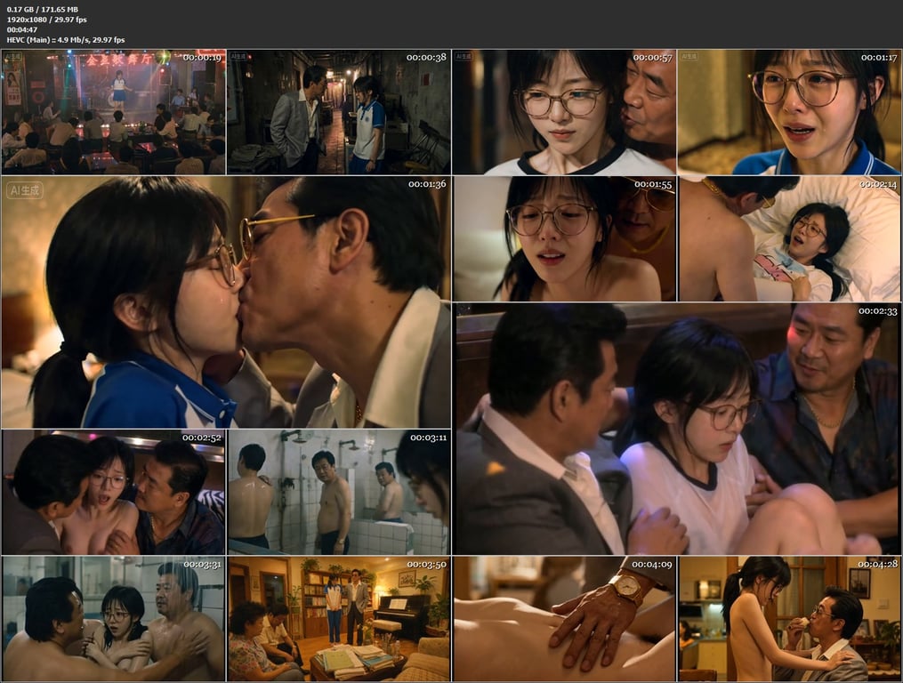 【AI短剧】《高三爱情故事》EP1-9+番外篇合集，校园里的青涩做爱啪啪啪，原档 配图20