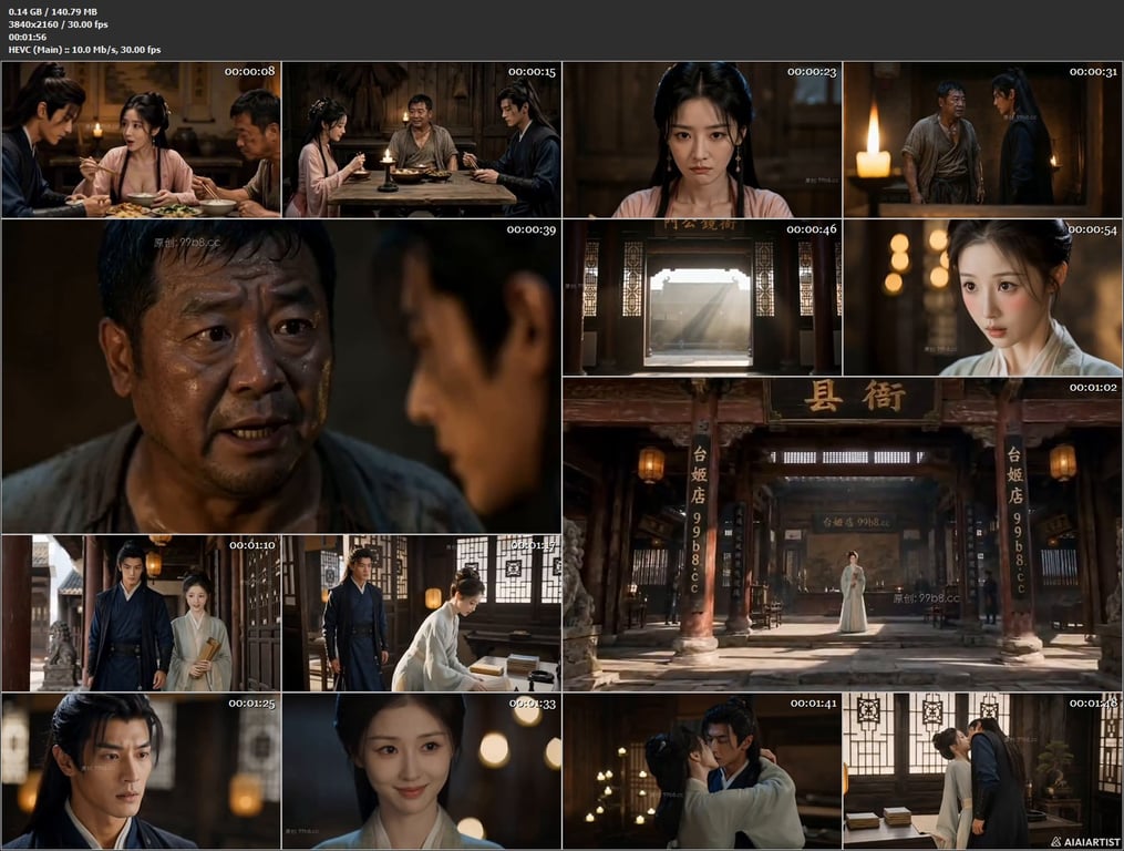 【AI短剧】《潘淫莲豆腐坊》EP13-57上下集，买豆腐送吃潘金莲的大白奶，挺傲 配图17