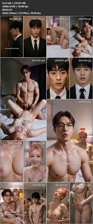 【AI短剧】《交换游戏》EP1-13集，小情侣巧合进入夫妻交换网站参与教授和他夫 配图21