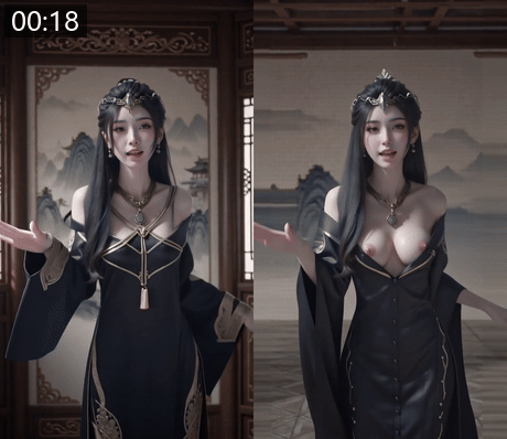 【AI换脸】动漫美女抖音风脱衣系列☄️第2期☄️ 摇摆舞 凡人修仙传 元瑶 纤腰细腿魅惑 妖愃 - 老宋论坛-老宋论坛