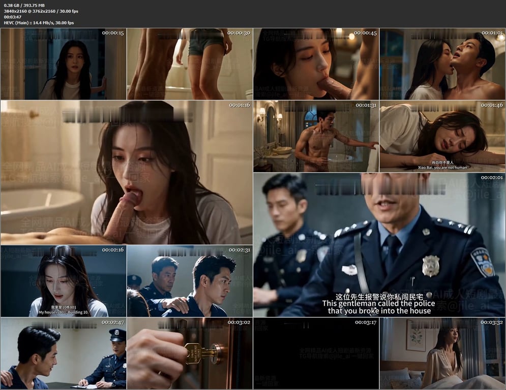 【AI短剧】《醉后走错的浴室》EP1-3集，她居然突然让我重振雄风热吻，正爽的时 配图11