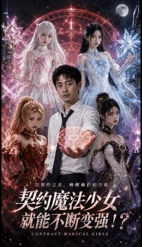 【AI短剧】《契约魔法少女就能不断变强!》第4集❤️普通人到拥有特殊能力，世界彻底改变！-老宋论坛